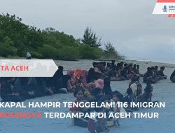 116 Imigran Rohingya Terdampar di Aceh Timur