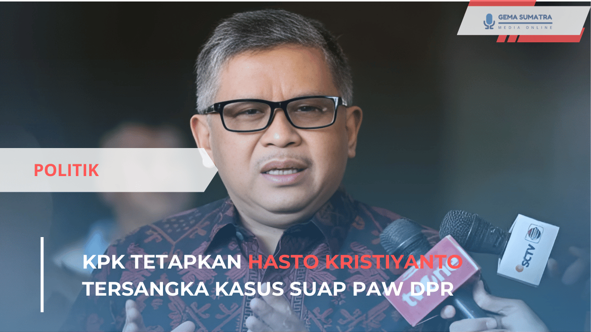 Ket foto: KPK Tetapkan Hasto Kristiyanto Tersangka Kasus Suap PAW DPR (Sumber Foto: Pinterest/virenial.com)