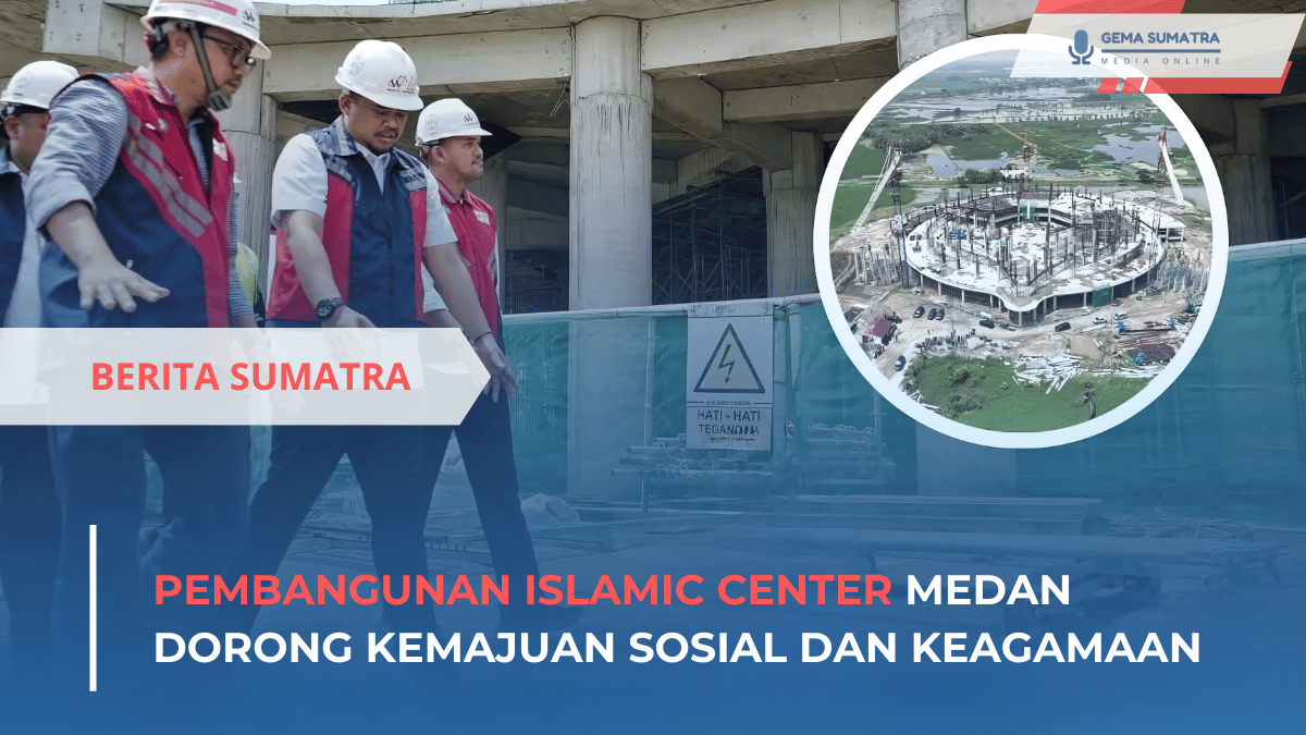 Ket foto: Pembangunan Islamic Center Medan Dorong Kemajuan Sosial dan Keagamaan (Sumber Foto:Instagram\ Fakta.Medan)