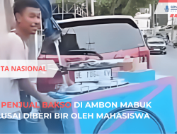 Penjual Bakso di Ambon Mabuk Usai Diberi Bir oleh Mahasiswa