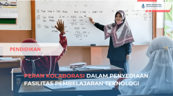 Ket foto: Peran Kolaborasi dalam Penyediaan Fasilitas Pembelajaran Teknologi (Sumber Foto: Pinterest/Guru.com)