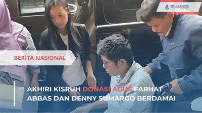 Ket foto: Perdebatan Donasi Agus Berakhir Damai (Sumber Foto: Instagram/fakta.indo)