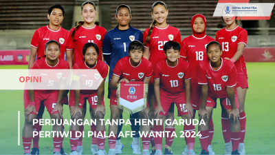 Ket foto: Perjuangan Tanpa Henti Garuda Pertiwi di Piala AFF Wanita 2024 (Sumber foto: Arifah Nurmadina)