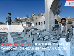 Serangan Rudal Houthi ke Israel AS Tanggapi dengan Serangan Udara