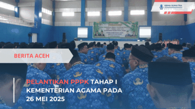 Pelantikan PPPK Tahap I Kementerian Agama Pada 26 Mei 2025 (*/Istimewa)