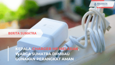 Kepala Charger HP Meledak (*/Istimewa)