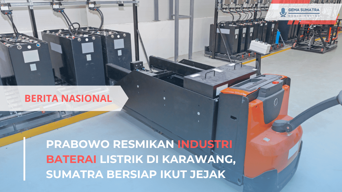 Prabowo Resmikan Industri Baterai Listrik di Karawang (*/Istimewa)