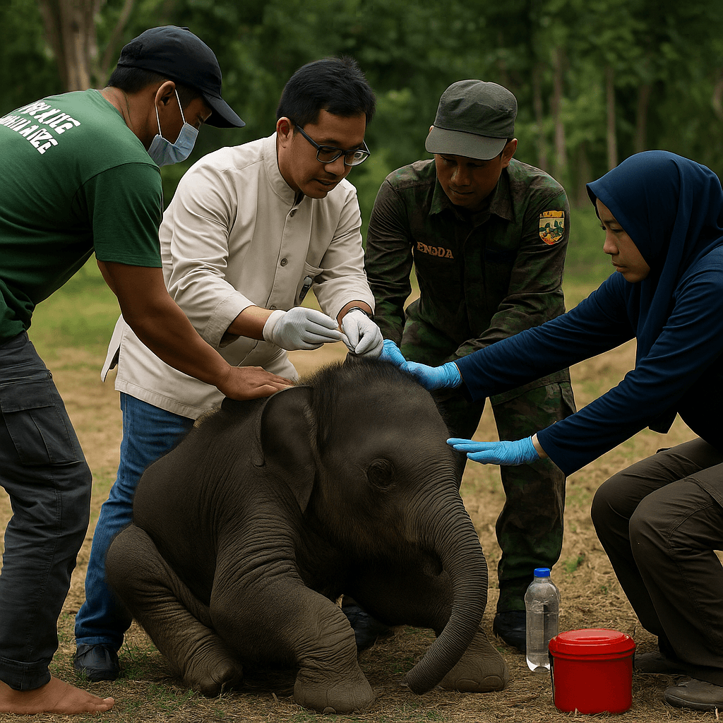 Anak gajah Sumatera Aceh