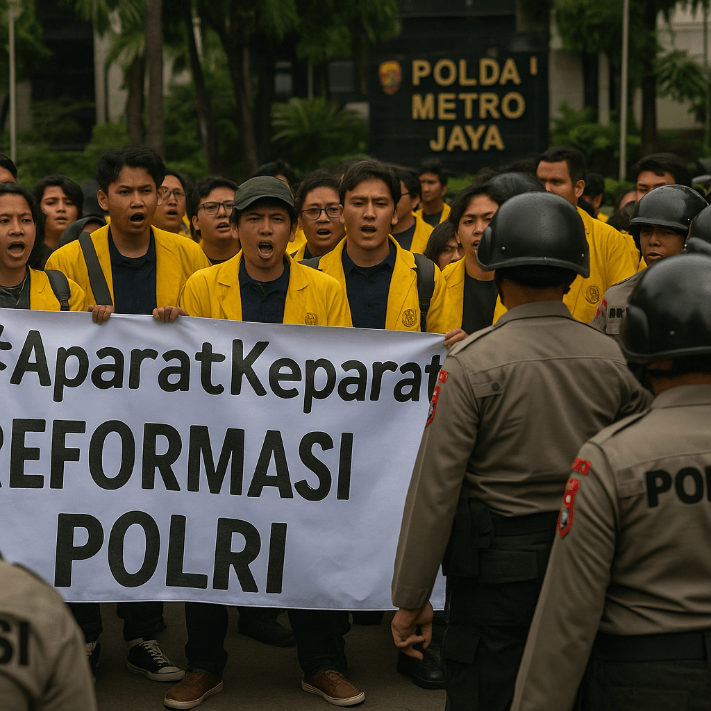 Demo mahasiswa UI