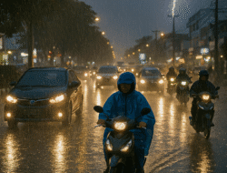 Cuaca Sumatra Hari Ini: Hujan Sore–Malam, Waspada Petir