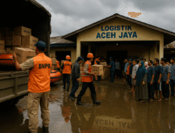 BNPB Kirim Logistik untuk Banjir Aceh Jaya