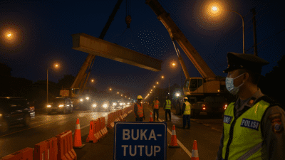 Buka-Tutup Jalan Pekanbaru–Padang di Kampar Diperpanjang Sampai 24 Oktober