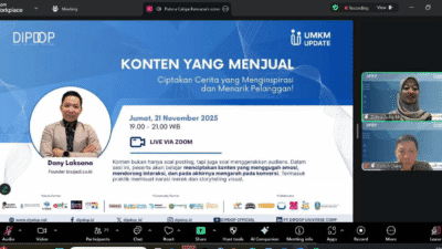 Webinar Series konten yang menjual