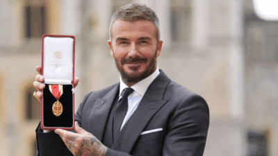 Sir David Beckham—Resmi Dianugerahi Gelar Ksatria oleh Raja Charles