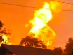 Ledakan Pipa Gas TGI di Inhil: 10 Luka, Jalintim Kembali Normal