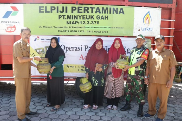 Operasi pasar LPG 3 kg Aceh Besar