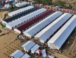 Aceh Tamiang Kebutan Huntara Modular 80 KK di Gampong Bundar