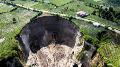 Aceh Tengah Tutup Jalan Alternatif Imbas Lubang Raksasa