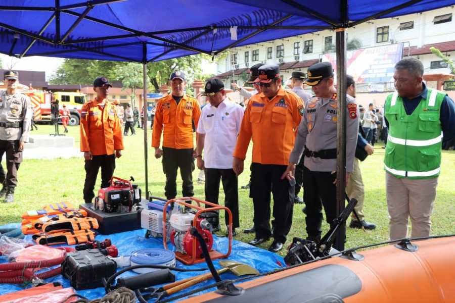 Siaga hidrometeorologi Muara Enim (Humas Polri)