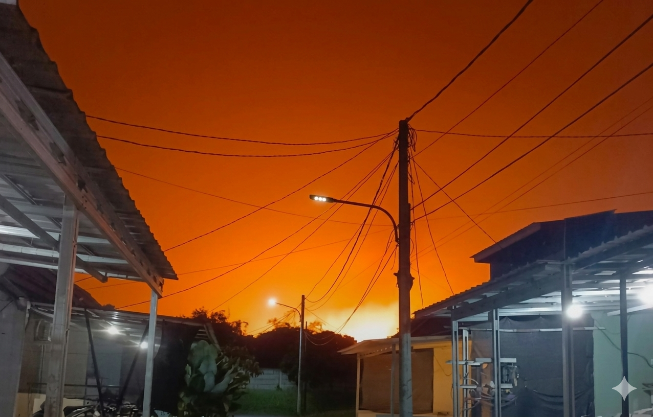 Kebakaran SPBE Cimuning