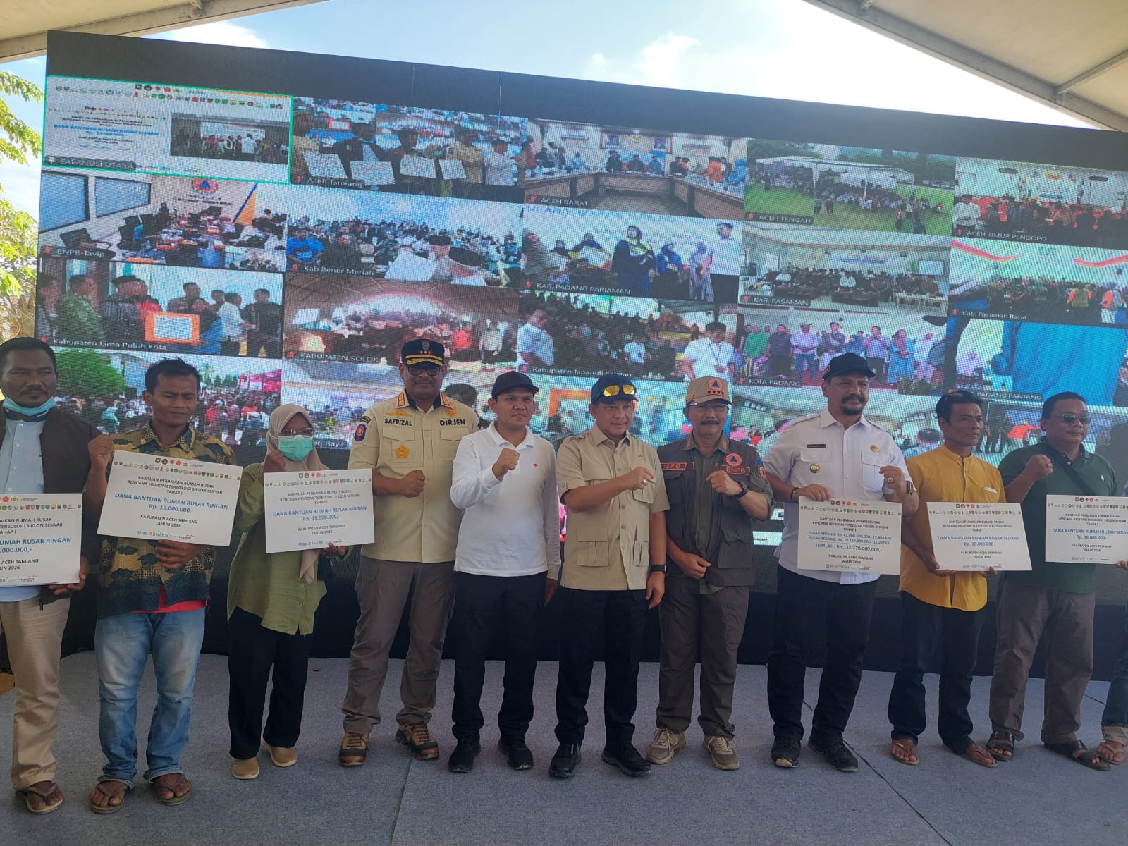 Aceh Tamiang perbaikan rumah (Humas Aceh)