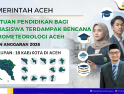 Aceh Buka Bantuan Pendidikan Korban Bencana