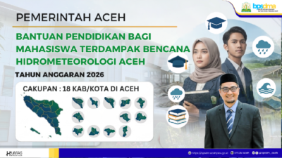 Aceh Buka Bantuan Pendidikan Korban Bencana