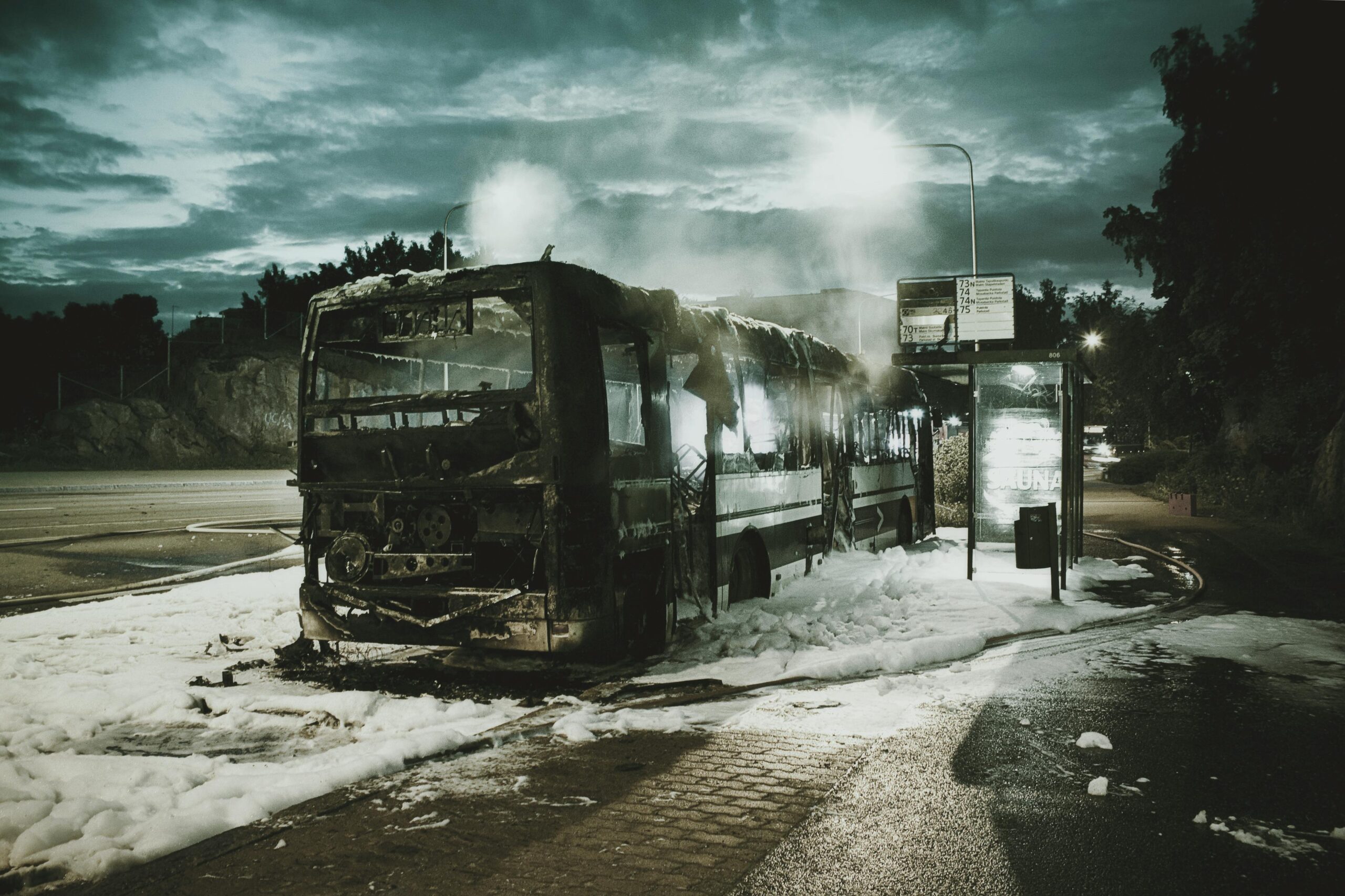 Kecelakaan bus (Hans Eiskonen)