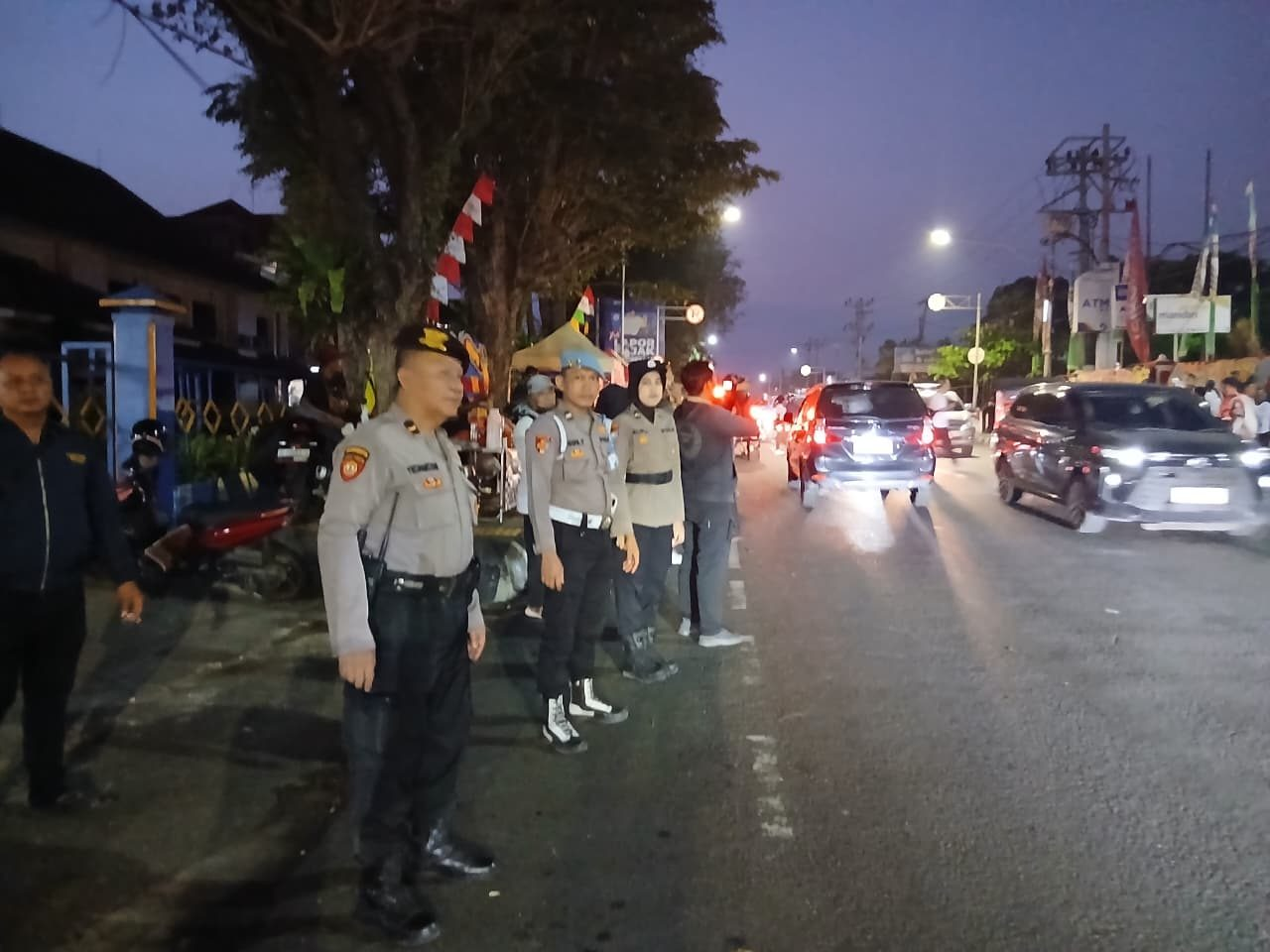 Puluhan polisi kawal Color Run Bandar Lampung (Tribratanews)