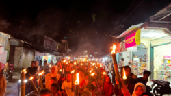 Suasana malam pergantian Tahun Baru Islam 1 Muharram