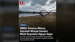 BMKG: Kemarau Meluas, Sejumlah Wilayah Sumatra Masih Berpotensi Diguyur Hujan
