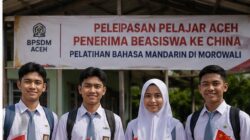 Pelajar Aceh beasiswa China