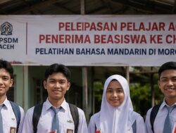 Empat Pelajar Aceh Raih Beasiswa ke China, Ikuti Pelatihan Mandarin di Morowali