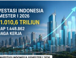 Investasi Indonesia Semester I 2026 Capai Rp1.010,6 Triliun