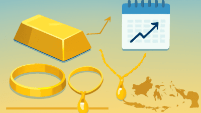 Harga Emas Banda Aceh Stagnan Usai Sempat Melemah