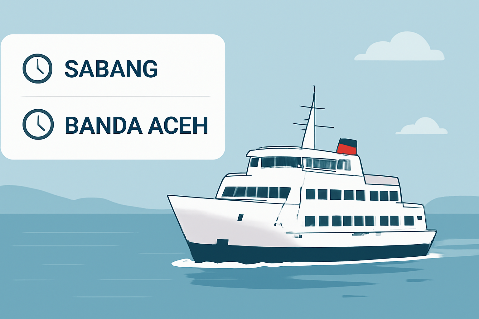 Mengutip Serambinews.com, jadwal kapal fery Sabang-Banda Aceh hari ini menjadi informasi penting bagi penumpang.