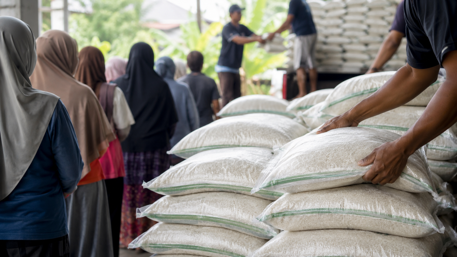 Bantuan pangan Bandar Lampung