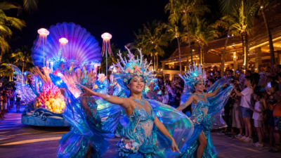 Bintan Resorts Night Parade Masuki Malam Terakhir, 200 Kostum Tematik Ramaikan Lagoi