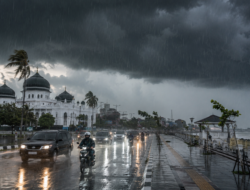 BMKG Peringatkan Hujan Lebat dan Angin Kencang di Aceh Hari Ini