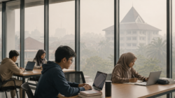Kabut asap Pekanbaru Universitas Riau