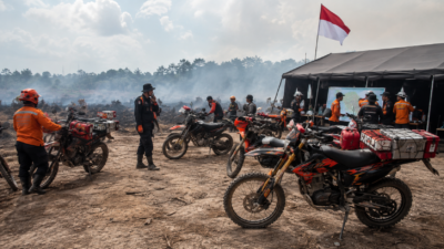 Prabowo Siapkan Motor Trail untuk Satgas Karhutla Jambi, 81 Pos Jadi Fokus Dukungan