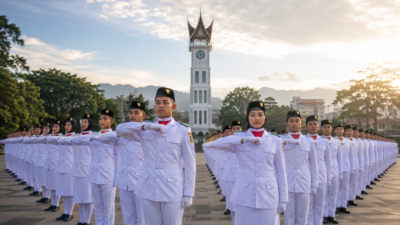 54 Paskibraka Bukittinggi Dijadwalkan Dikukuhkan 15 Agustus