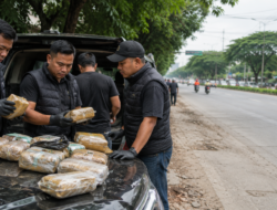 Polisi Gagalkan Pengiriman 93 Kilogram Ganja di Medan, Dua Pria Diamankan