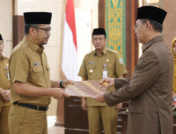 Taufik Ditunjuk Jadi Plt Sekda Aceh, Wagub Minta Jaga Integritas dan Komunikasi