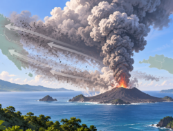 Abu Anak Krakatau Terdeteksi hingga Bengkulu, Status Gunung Tetap Level III Siaga