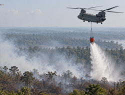 Jepang Kirim 3 Helikopter Chinook Bantu Karhutla, Riau–Jambi–Sumsel Masuk Prioritas Nasional