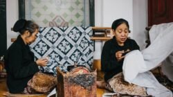 Ilustrasi pembuatan batik untuk produk warga binaan Lapas Solok