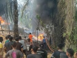 Kebakaran Landa Lokasi Pengeboran Minyak Aceh Timur, 4 Armada Damkar Dikerahkan