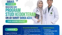Pendaftaran Kedokteran UIN Ar-Raniry